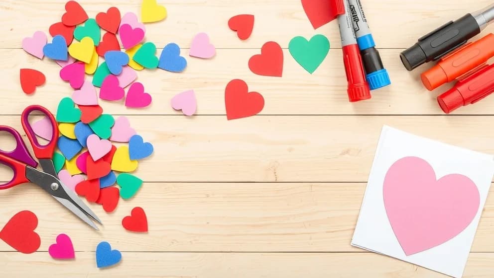 Alla hjärtans dag pyssel för förskolan