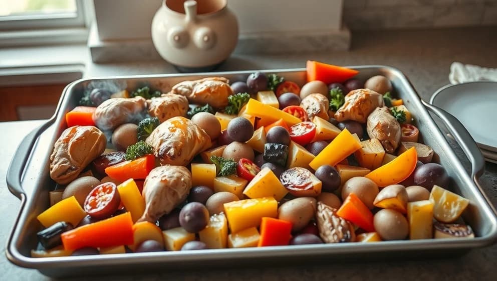 Allt på en plåt när du lagar mat