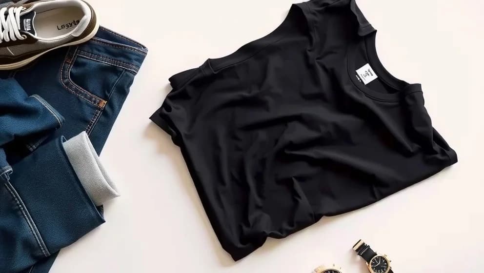 Svart t-shirt väl värd pengarna