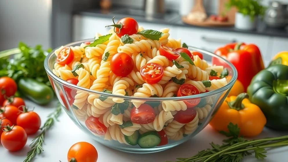 Världens godaste pastasallad recept