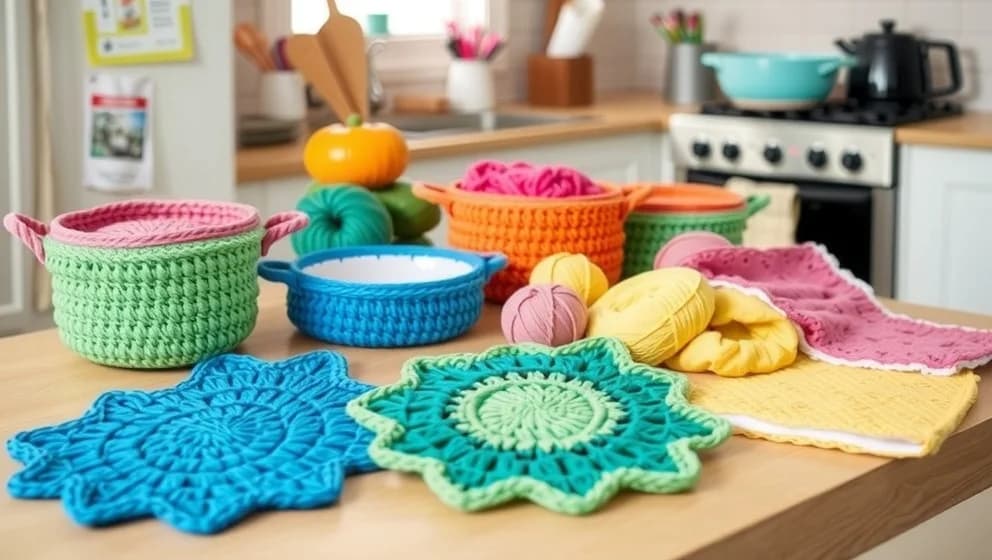 Virkade grytlappar mönster gratis att hämta